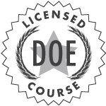 DOE licensed course seal
